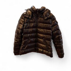 Vintage Moncler Black Bady Hooded Short Down Puffer Jacket Women’s 2 2008